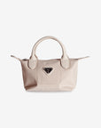 VALS | Umhängetasche Nylon pearl weiss/silber - frontal