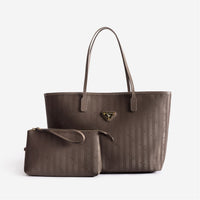 BERN | Shopper fango marron/or