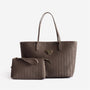 BERN | Shopper fango braun/gold - frontal
