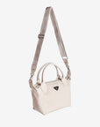 WENGEN | Shopper Nylon pearl weiss/silber - hängend seite
