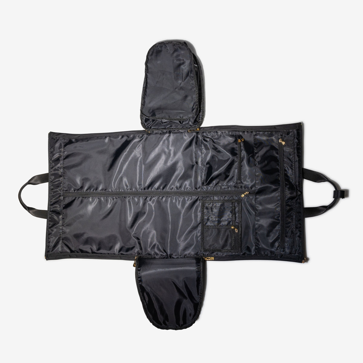 Seefeld | Reisetasche Nylon classic schwarz/gold - innen