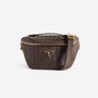 BRIENZ | Gürteltasche fango braun/gold - frontal