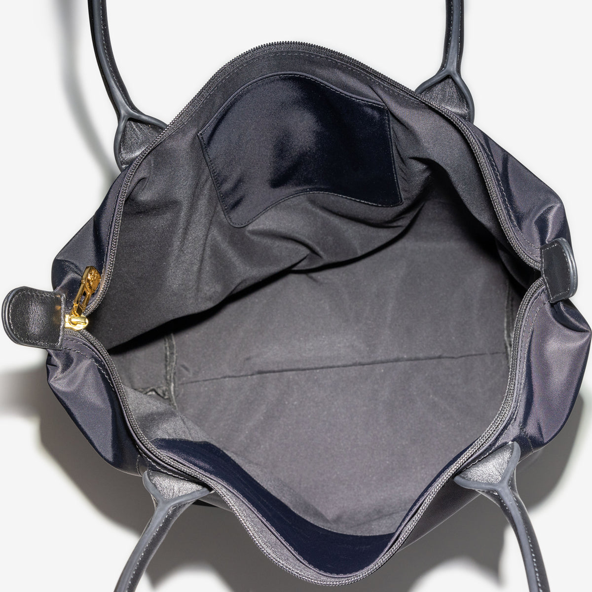 WENGEN | Shopper Nylon classic schwarz/gold - innen