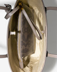 GENF | Shopper Maze schwarz fango/gold - von innen 