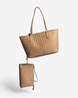 GENF | Shopper cappuccino beige/gold- Detail