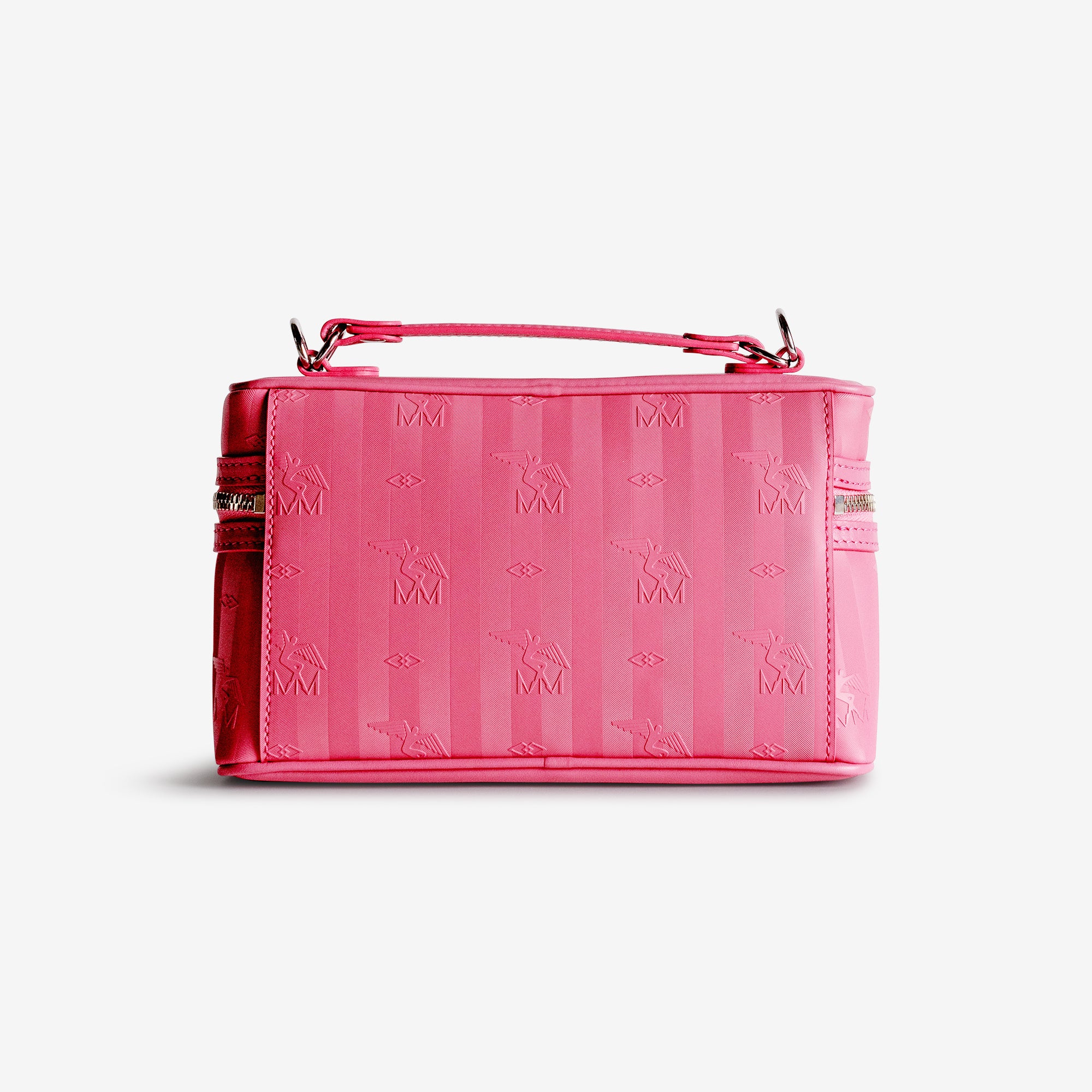 MOUTIER | Umhängetasche bubble pink/silber - von hinten