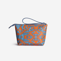 WEISSHORN | Necessaire maze orange/hellblau