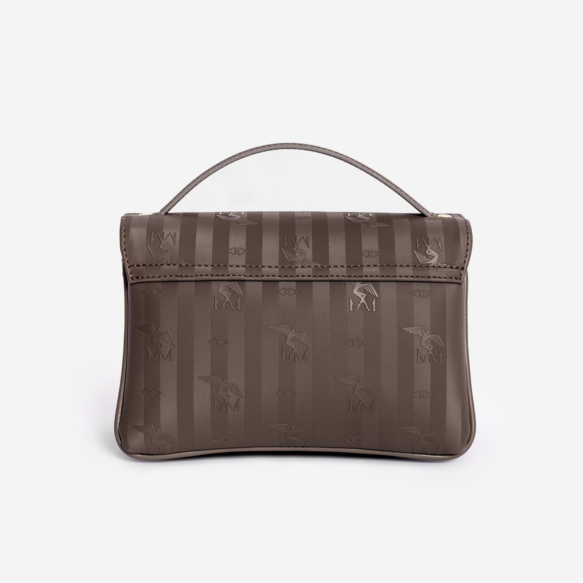 SIGNAU | Umhängetasche fango braun/gold- von hinten