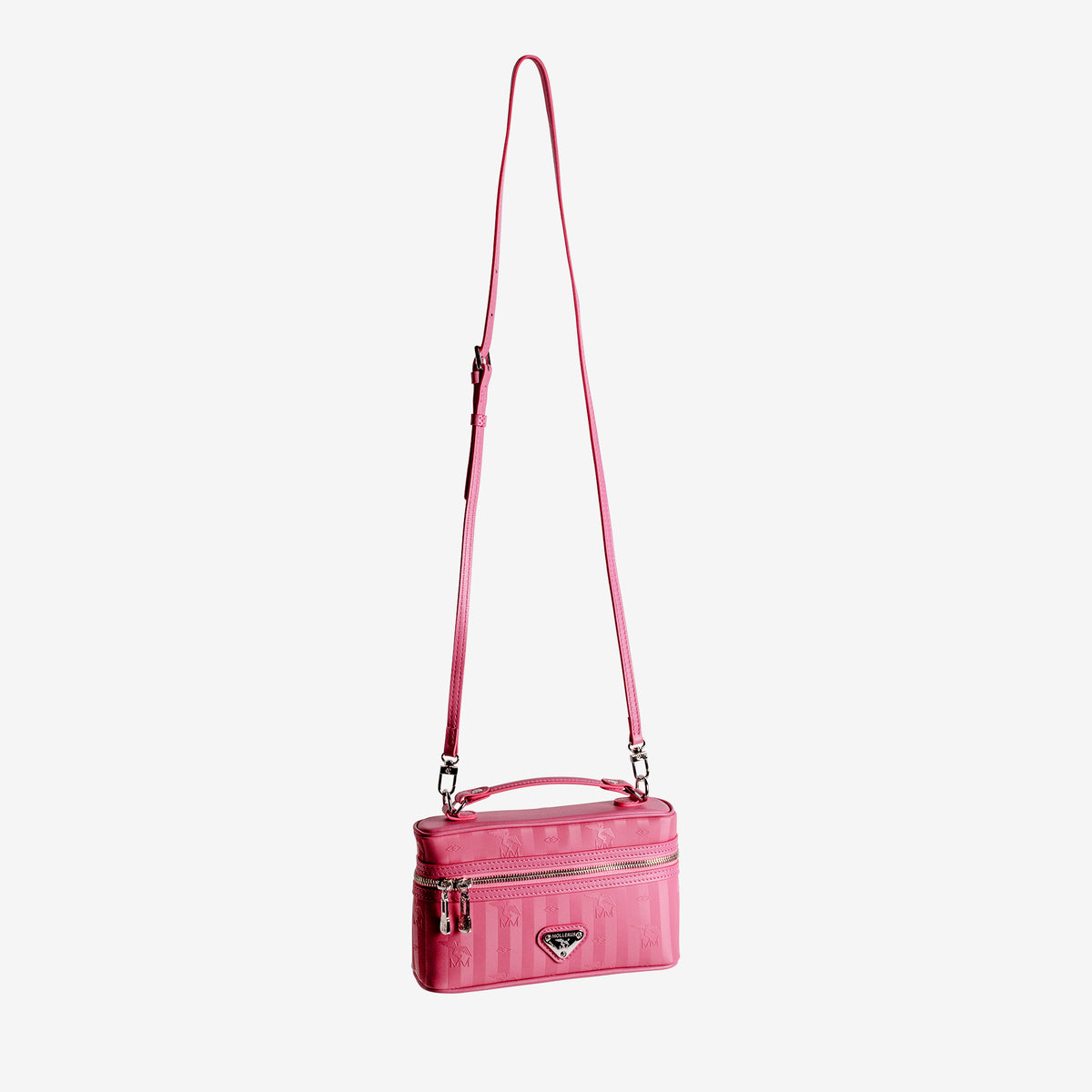 MOUTIER | Umhängetasche bubble pink/silber – weitere Ansicht