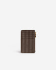 GY | Kreditkartenetui fango braun/gold - frontal