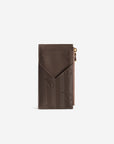 PIZ FESS | Portemonnaie fango braun/gold - frontal 