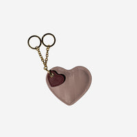 HEART | Keyring soft rose/antique red gold