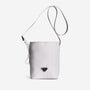 AUSWIL | Beuteltasche snow weiss/gold - frontal