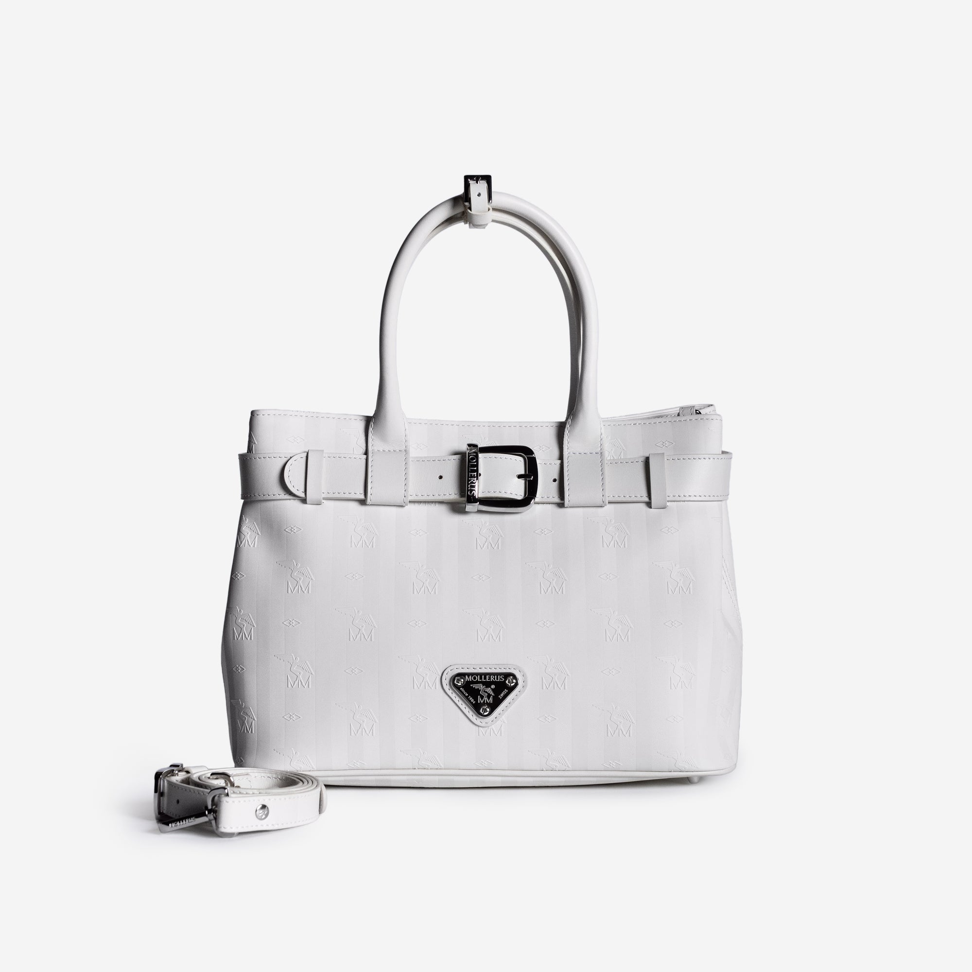 WITTNAU | Handtasche snow weiss/silber - frontal