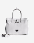 WITTNAU | Handtasche snow weiss/silber - frontal