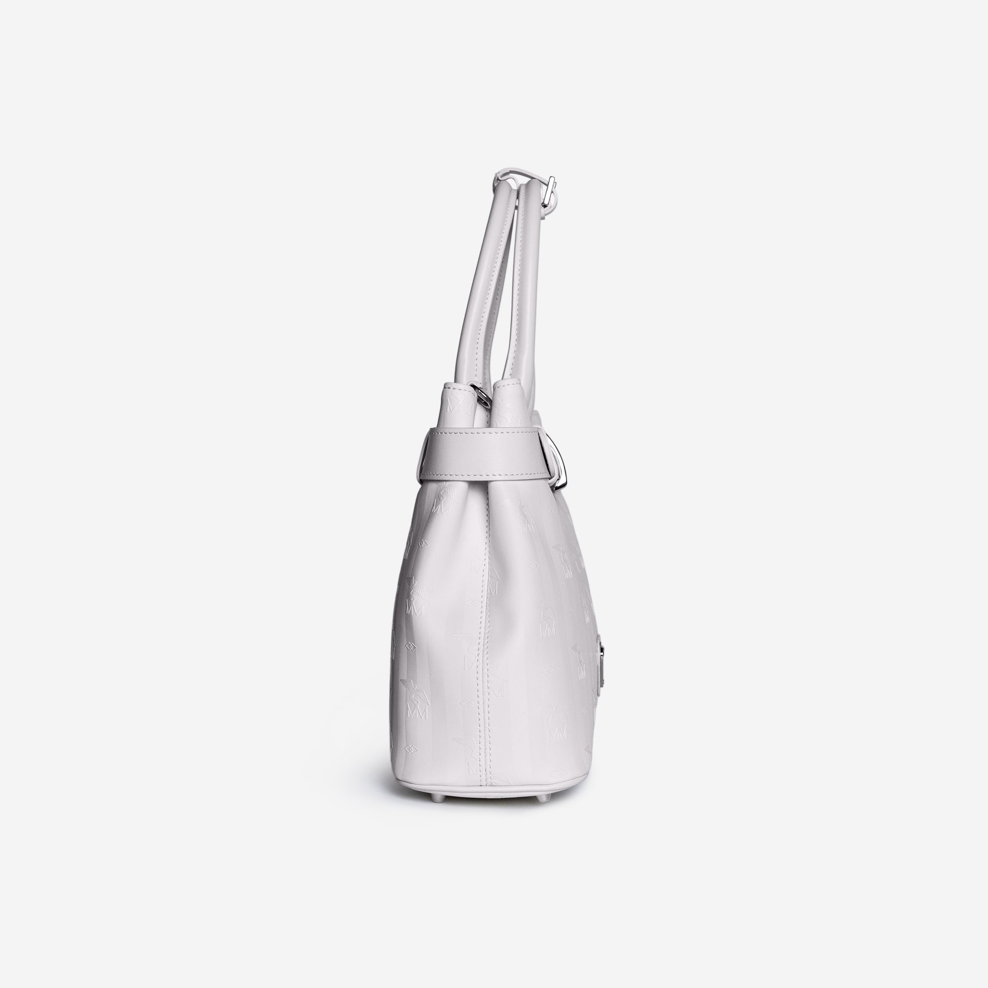 WITTNAU | Handtasche snow weiss/silber - seitlich