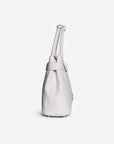 WITTNAU | Handtasche snow weiss/silber - seitlich