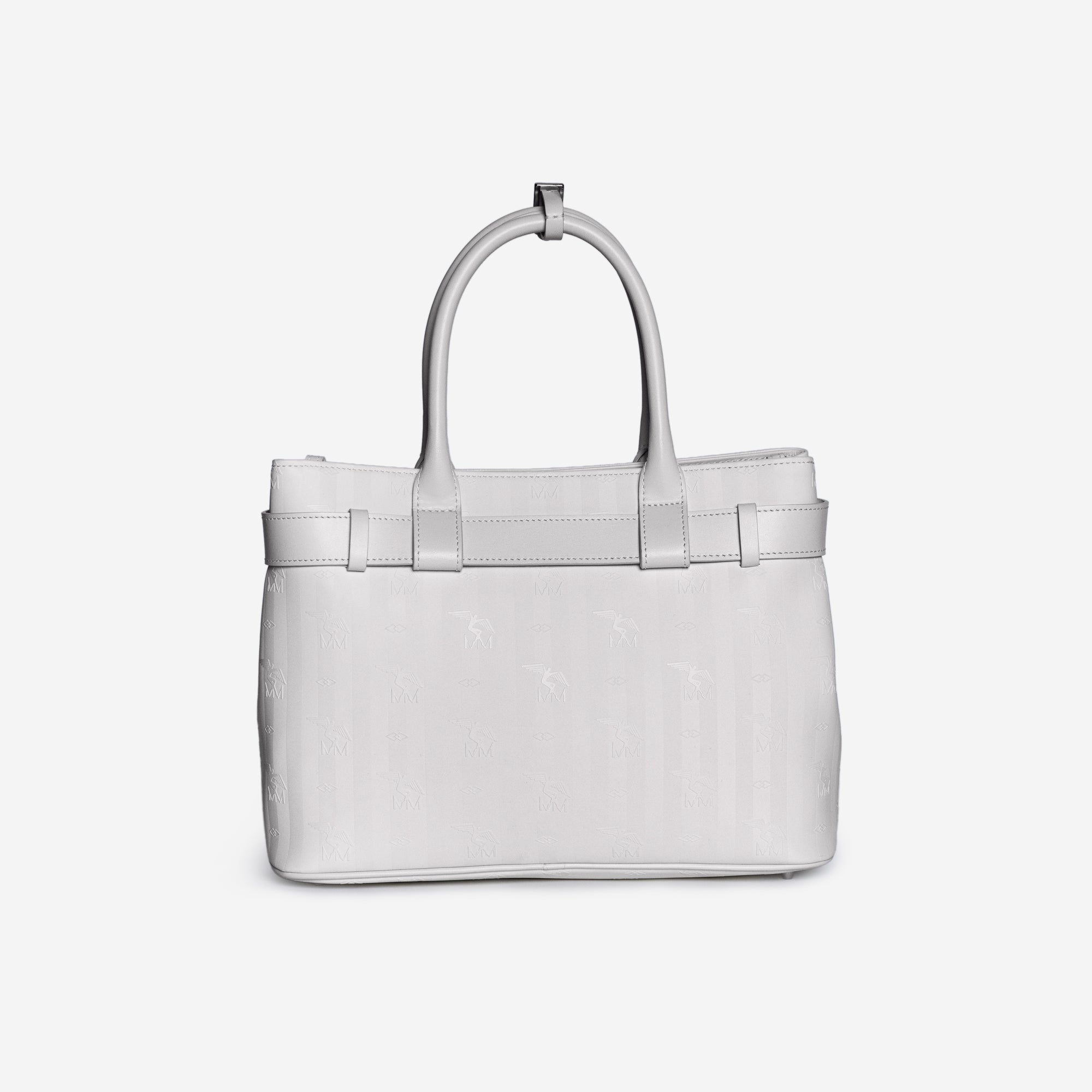 WITTNAU | Handtasche snow weiss/silber - von hinten 