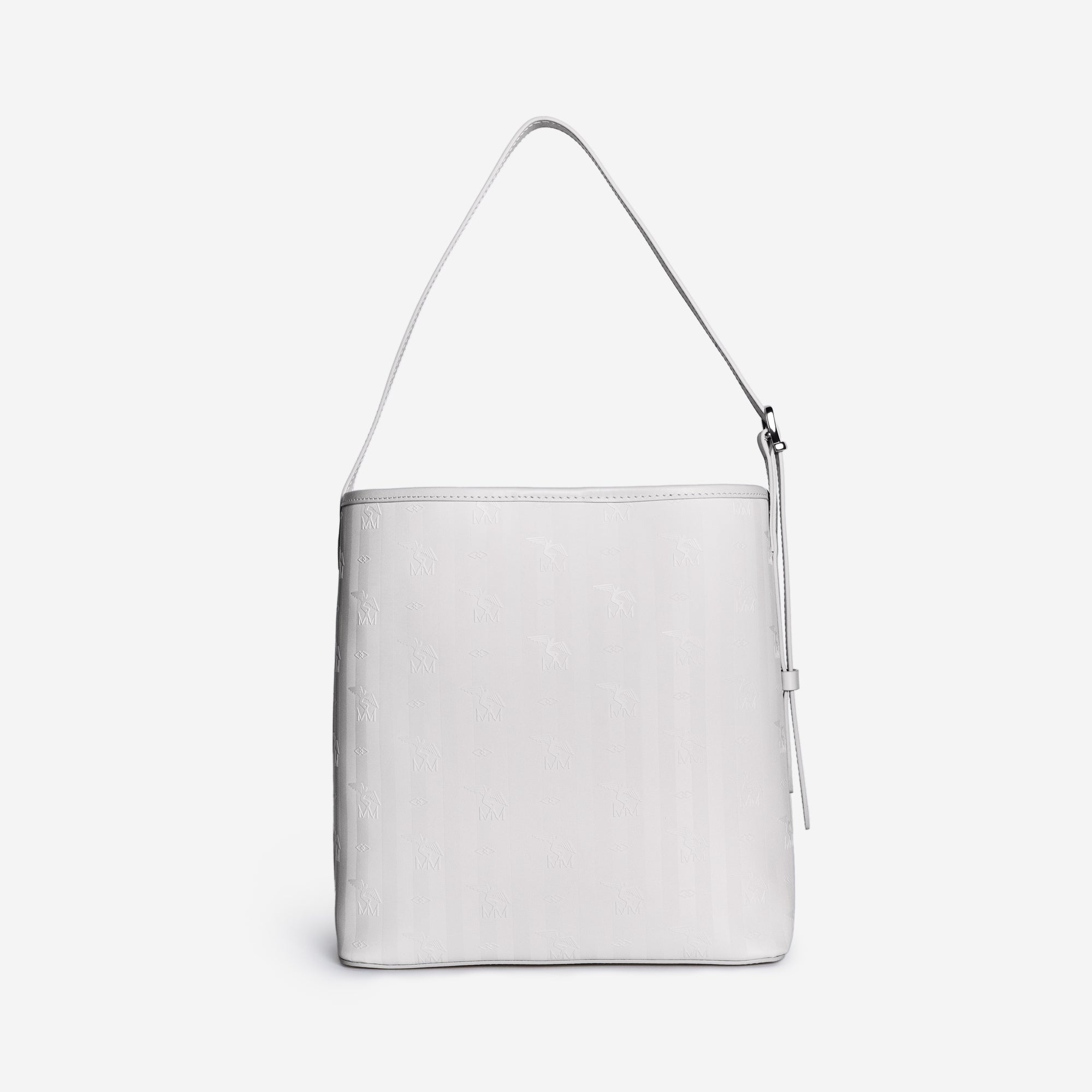 BANNWIL | Beuteltasche snow weiss/silber - hinten