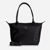 INTERLAKEN | Shopper Nylon classic schwarz/silber