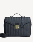 WYLEN | Umhängetasche classic schwarz/gold - frontal