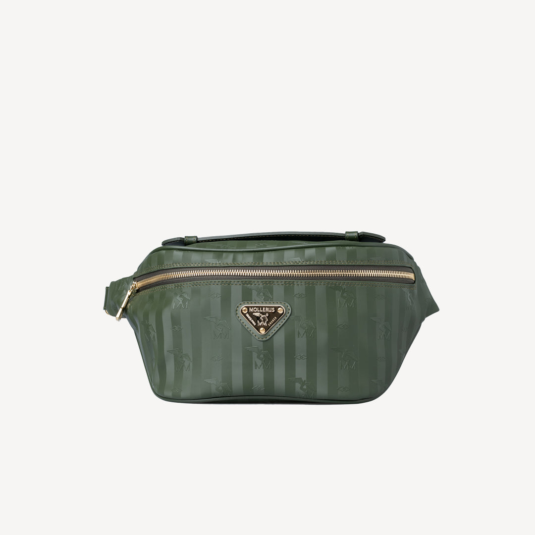 BRIENZ | Belt bag olive green/gold