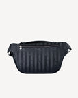 BRIENZ | Gürteltasche classic schwarz/silber - hinten