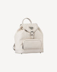BRUGG | Rucksack pearl weiss/silber - seitlich