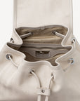 BRUGG | Rucksack pearl weiss/silber - innen