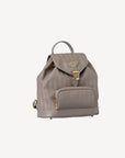 BRUGG | Rucksack taupe grau/gold - seitlich