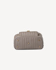 BRUGG | Rucksack taupe grau/gold - unten