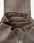 BRUGG | Rucksack taupe grau/gold - innen