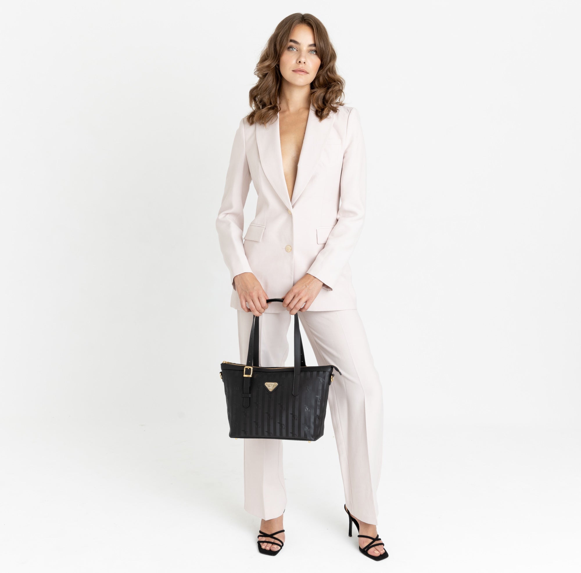 VALLON | Shopper classic schwarz/gold - fullbody