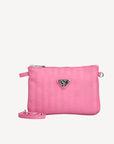 TAMINS | Umhängetasche bubble pink/silber - frontal