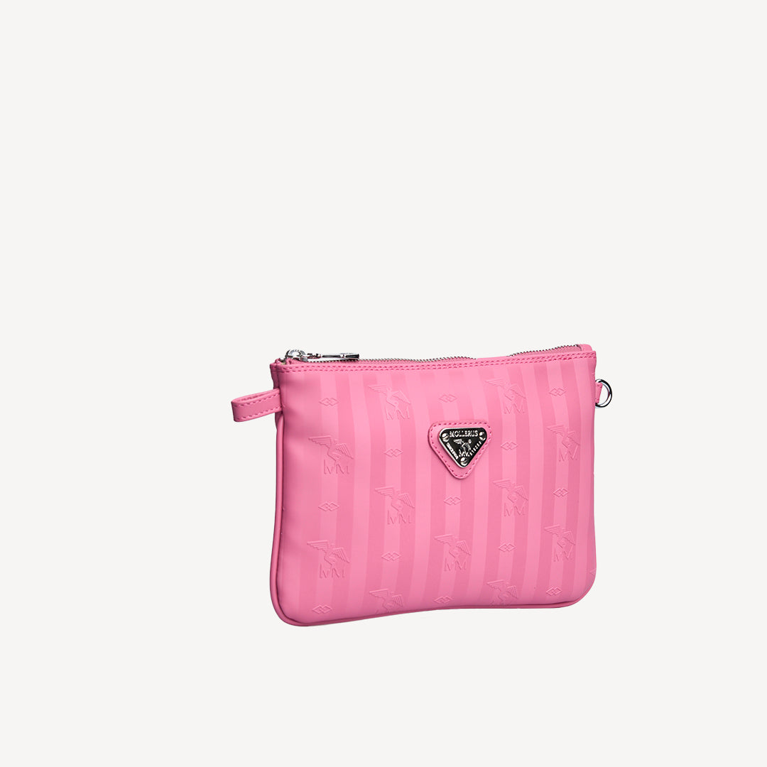TAMINS | Umhängetasche bubble pink/silber - seitlich