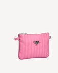 TAMINS | Umhängetasche bubble pink/silber - seitlich