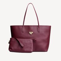 BERN | Shopper leather antique red/gold