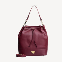 NIESEN | Pouch bag calfskin antique red/gold