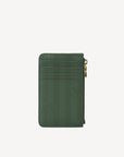 GY | Kreditkartenetui olive grün/gold - frontal