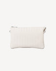GLAND | Umhängetasche pearl weiss/silber - hinten