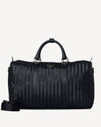MADRID | Reisetasche classic schwarz/silber - frontal