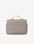 MARLY | Umhängetasche taupe grau/silber - hinten