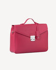 AVRY | Umhängetasche fun fuchsia/silber - seitlich