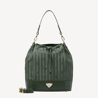 NIESEN | Bucket bag olive green/gold