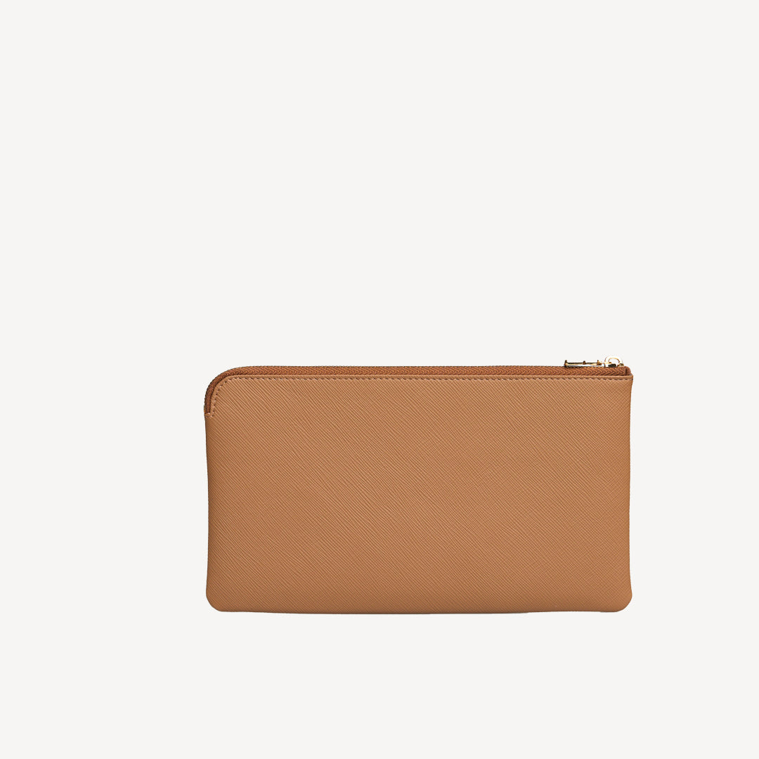 PIZ ELA | Necessaire Apfelleder ocker/gold