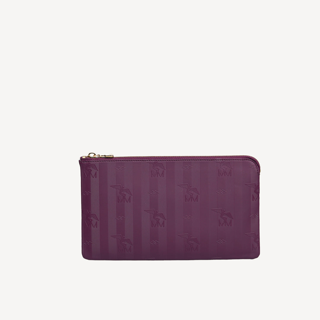 PIZ ELA | Necessaire plum violette/gold