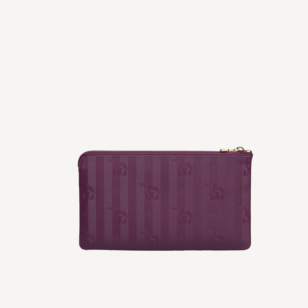 PIZ ELA | Necessaire plum violette/gold