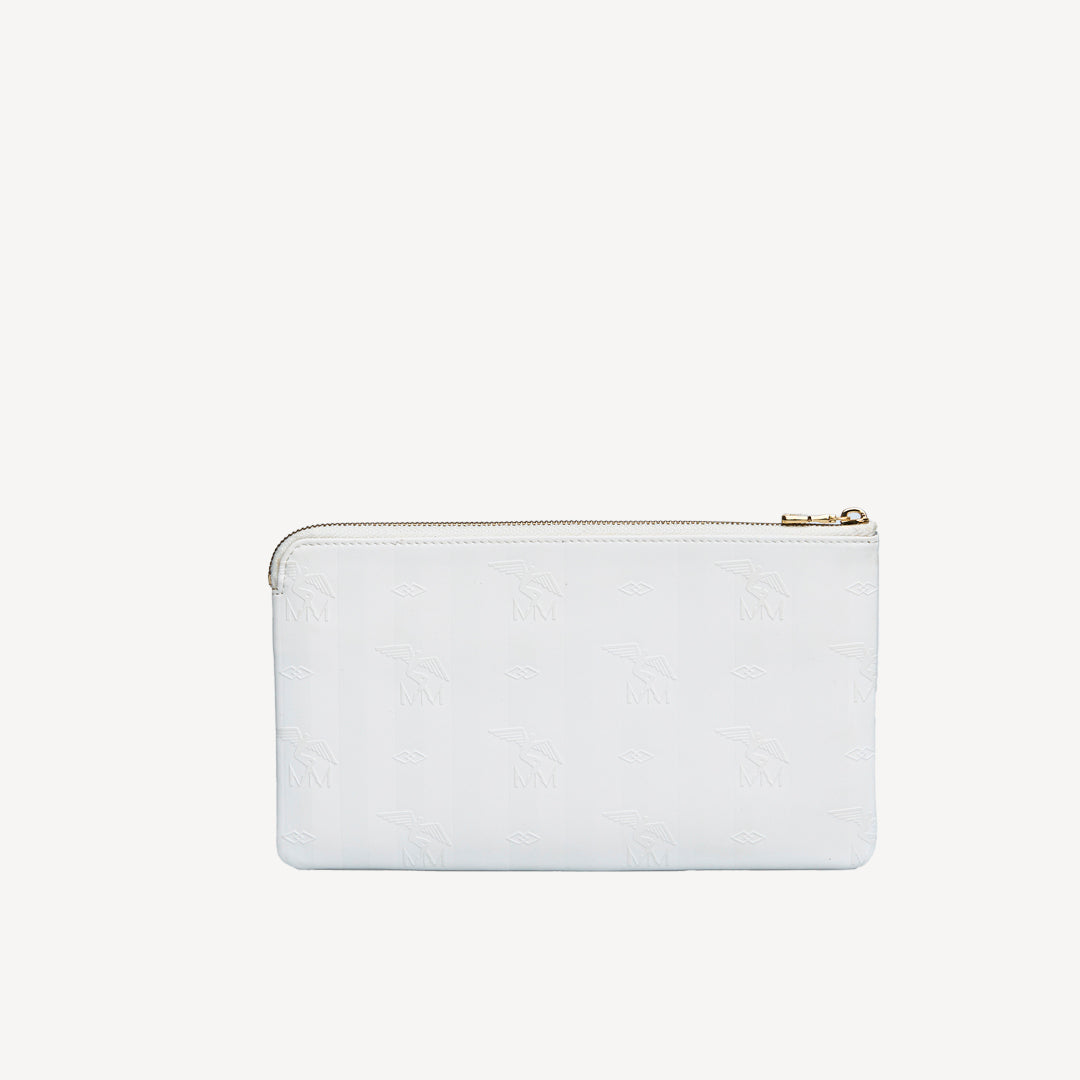 PIZ ELA | Necessaire snow weiss/gold VON VORNE