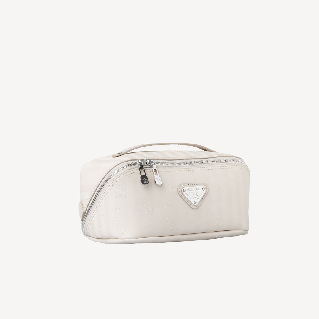 SERVAZ | Necessaire pearl weiss/silber - front