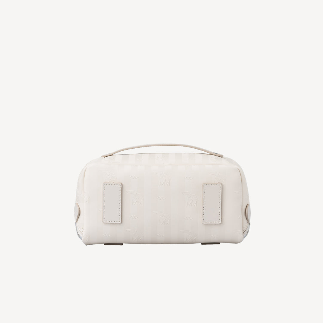SERVAZ | Necessaire pearl weiss/silber - hinten